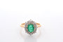Bague 52 Bague ancienne émeraude et diamants en platine et or 18k 58 Facettes 27503-27622
