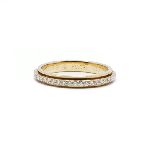 Bague 49 Piaget - Alliance Possession en or jaune et diamants 58 Facettes 220425R
