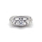 Bague 55 Bague en or blanc 750‰ et diamants 58 Facettes 230002SP