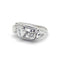 Bague 55 Bague en or blanc 750‰ et diamants 58 Facettes 230002SP