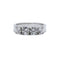 Bague 50 Demi-alliance en or blanc et diamants 58 Facettes 220503R