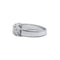 Bague 50 Demi-alliance en or blanc et diamants 58 Facettes 220503R