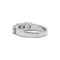 Bague 50 Demi-alliance en or blanc et diamants 58 Facettes 220503R