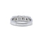 Bague 50 Demi-alliance en or blanc et diamants 58 Facettes 220503R