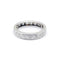 Bague 51 Alliance américaine en or blanc et diamants 1,32 ct 58 Facettes 220518R