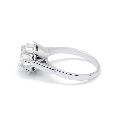Bague 51 Bague solitaire en platine avec diamant 0,94 ct 58 Facettes 150134R