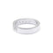 Bague 51 Demi-alliance en or blanc et diamants 58 Facettes 180082R