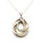 Collier Collier pendentif en or blanc, diamants et nacre noire 58 Facettes 170040R