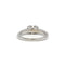 Bague 51 Solitaire - Bague en or blanc et diamant 58 Facettes 220500R