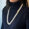 Collier Collier double rang en or jaune, perles de culture et diamants 58 Facettes 150004SP