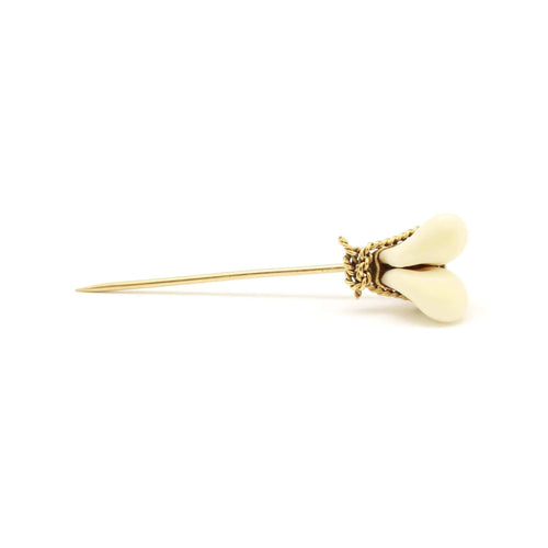 Épingle à cravate trophée de chasse en or jaune 58 Facettes 150058R