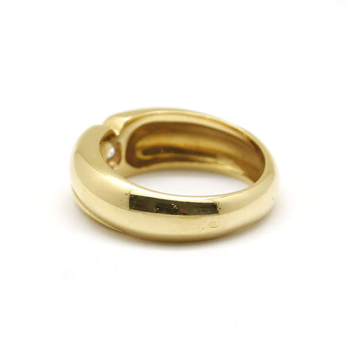Bague 57 Solitaire - Bague en or jaune et diamant 0,42 ct 58 Facettes 140544R