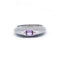 Bague 56 Piaget - Bague en or blanc et saphir rose 58 Facettes 130168R