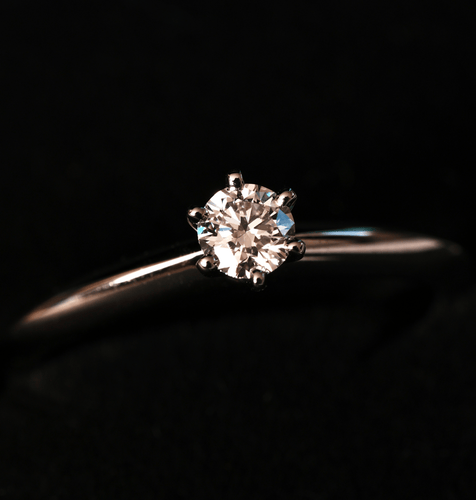 Bague 52 Tiffany & Co - Bague The Tiffany Setting en platine et diamant 58 Facettes Tiffany set 0.20