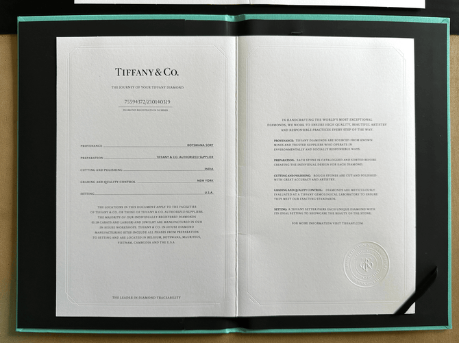 Bague 52 Tiffany & Co - Bague The Tiffany Setting en platine et diamant 58 Facettes Tiffany set 0.20