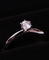 Bague 47.5 Tiffany & Co - Bague solitaire en platine et diamant 58 Facettes Tiffany setting 0.27