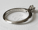 Bague 47.5 Tiffany & Co - Bague solitaire en platine et diamant 58 Facettes Tiffany setting 0.27