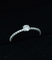 Bague 49 Cartier Étincelle - Bague solitaire en platine et diamants 58 Facettes Cartier étincelle 0.20