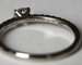 Bague 49 Cartier Étincelle - Bague solitaire en platine et diamants 58 Facettes Cartier étincelle 0.20