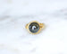Bague 51 Dinh Van - Bague Boule Spirale en or jaune et hématite 58 Facettes
