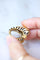 Bague 47 Frascarolo - Bague zèbre en or jaune, émail, rubis et diamants 58 Facettes