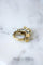 Bague 47 Frascarolo - Bague zèbre en or jaune, émail, rubis et diamants 58 Facettes