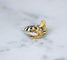 Bague 47 Frascarolo - Bague zèbre en or jaune, émail, rubis et diamants 58 Facettes