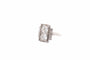 Bague 54 Bague vintage style Art déco en platine et diamants 58 Facettes 26483-26556