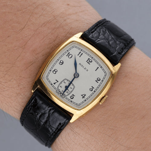 Montre Rolex - Montre vintage mécanique en or jaune 18k 58 Facettes FB11943