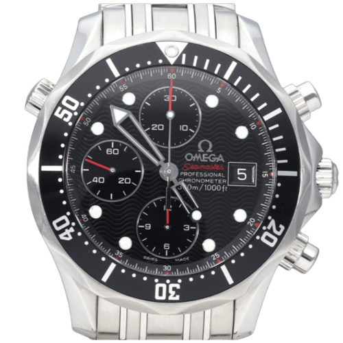 Montre Omega Seamaster - Montre Diver 300M chronographe en acier 58 Facettes MT48140