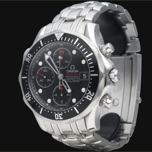 Montre Omega Seamaster - Montre Diver 300M chronographe en acier 58 Facettes MT48140