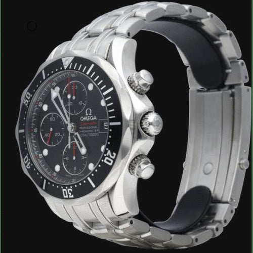 Montre Omega Seamaster - Montre Diver 300M chronographe en acier 58 Facettes MT48140