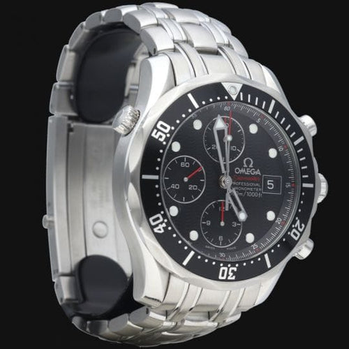 Montre Omega Seamaster - Montre Diver 300M chronographe en acier 58 Facettes MT48140