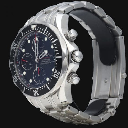 Montre Omega - Montre Seamaster Diver 300M Chronograph en acier 58 Facettes MT48141