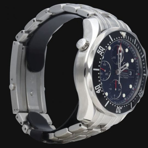 Montre Omega - Montre Seamaster Diver 300M Chronograph en acier 58 Facettes MT48141