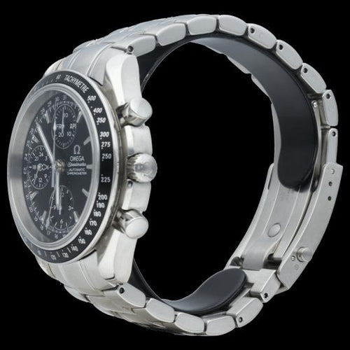 Montre Omega Speedmaster - Montre Day-Date chronographe en acier 58 Facettes MT48229