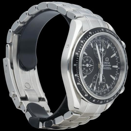 Montre Omega Speedmaster - Montre Day-Date chronographe en acier 58 Facettes MT48229