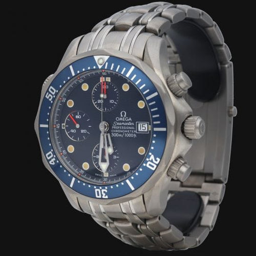 Montre Omega - Montre Seamaster Diver 300M Chronograph en titane 58 Facettes MT48164