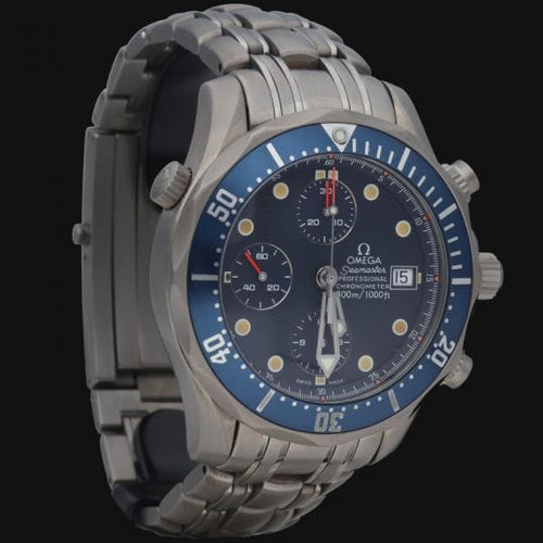 Montre Omega - Montre Seamaster Diver 300M Chronograph en titane 58 Facettes MT48164