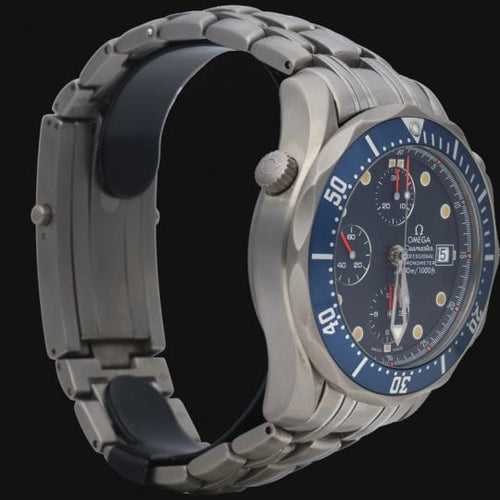 Montre Omega - Montre Seamaster Diver 300M Chronograph en titane 58 Facettes MT48164