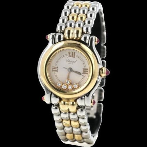 Montre Chopard Happy Sport Mini - Montre en or jaune et acier 58 Facettes MT47973