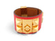 Bracelet Hermès Collier de Chien Médor - Bracelet en cuir Epsom rose 58 Facettes 276893