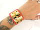 Bracelet Hermès Collier de Chien Médor - Bracelet en cuir Epsom rose 58 Facettes 276893