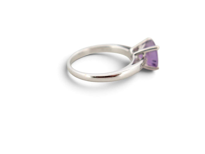 Bague 52 Mauboussin Mon Bébé d'Amour - Bague 52 en or blanc, améthyste et diamants 58 Facettes 276860