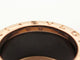 Bague 52 Bulgari B.zero1 - Bague en or rose 18k et céramique noire 58 Facettes 276699