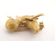 Broche Boucheron - Broche canard en or jaune 18k, turquoise et diamants 58 Facettes 276293