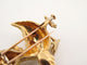 Broche Boucheron - Broche canard en or jaune 18K, émeraude et diamants 58 Facettes 276292