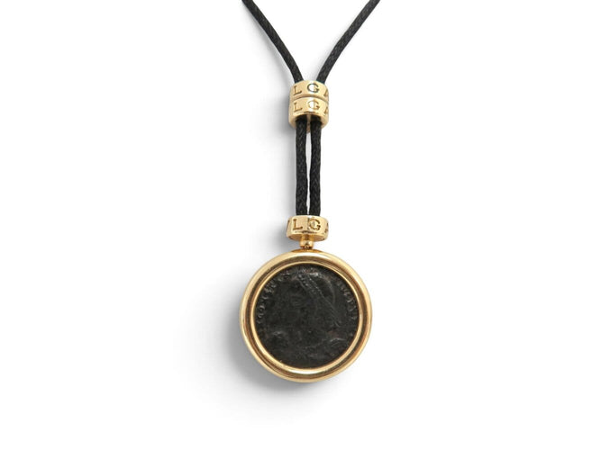 Collier Bulgari Monete - Collier pendentif en or jaune 18k avec pièce ancienne 58 Facettes 275128