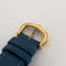 Montre Cartier Tank Must - Montre en argent plaqué or cadran bleu 58 Facettes A1249