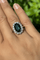 Bague 50 Bague cocktail en platine, tourmaline verdélite 4,60 ct et diamants 58 Facettes ANELLO TORMALINA VERDEITE